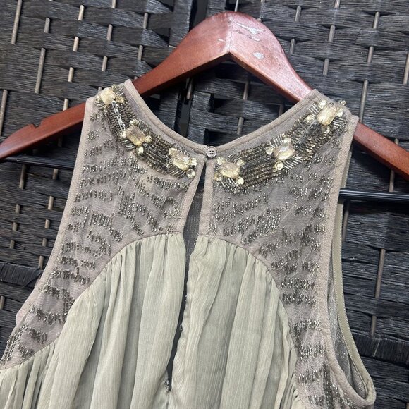 Anthropologie Moulinette Soeurs Beaded Dress size 6 - Picture 10 of 11